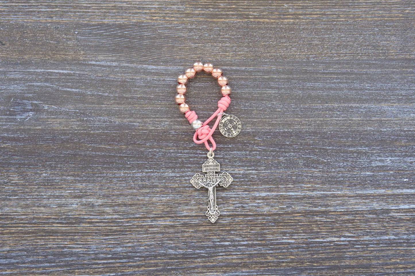 Heavenly Halo - Premium Metal Paracord Rosary