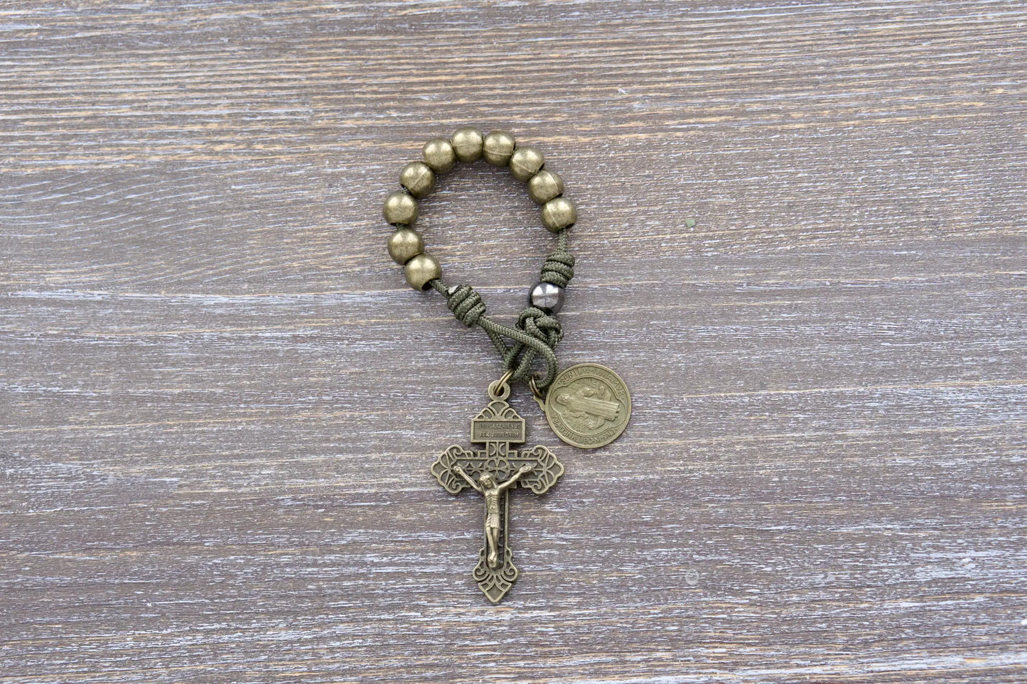 Sacred Steel - Premium Metal Paracord Rosary