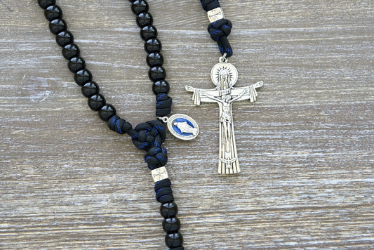 The Solemn Crusader - 5 Decade Paracord Rosary