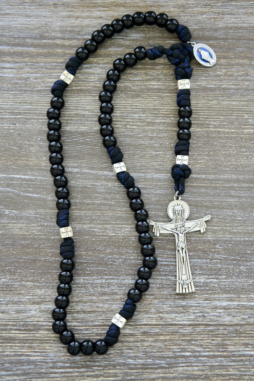 The Solemn Crusader - 5 Decade Paracord Rosary