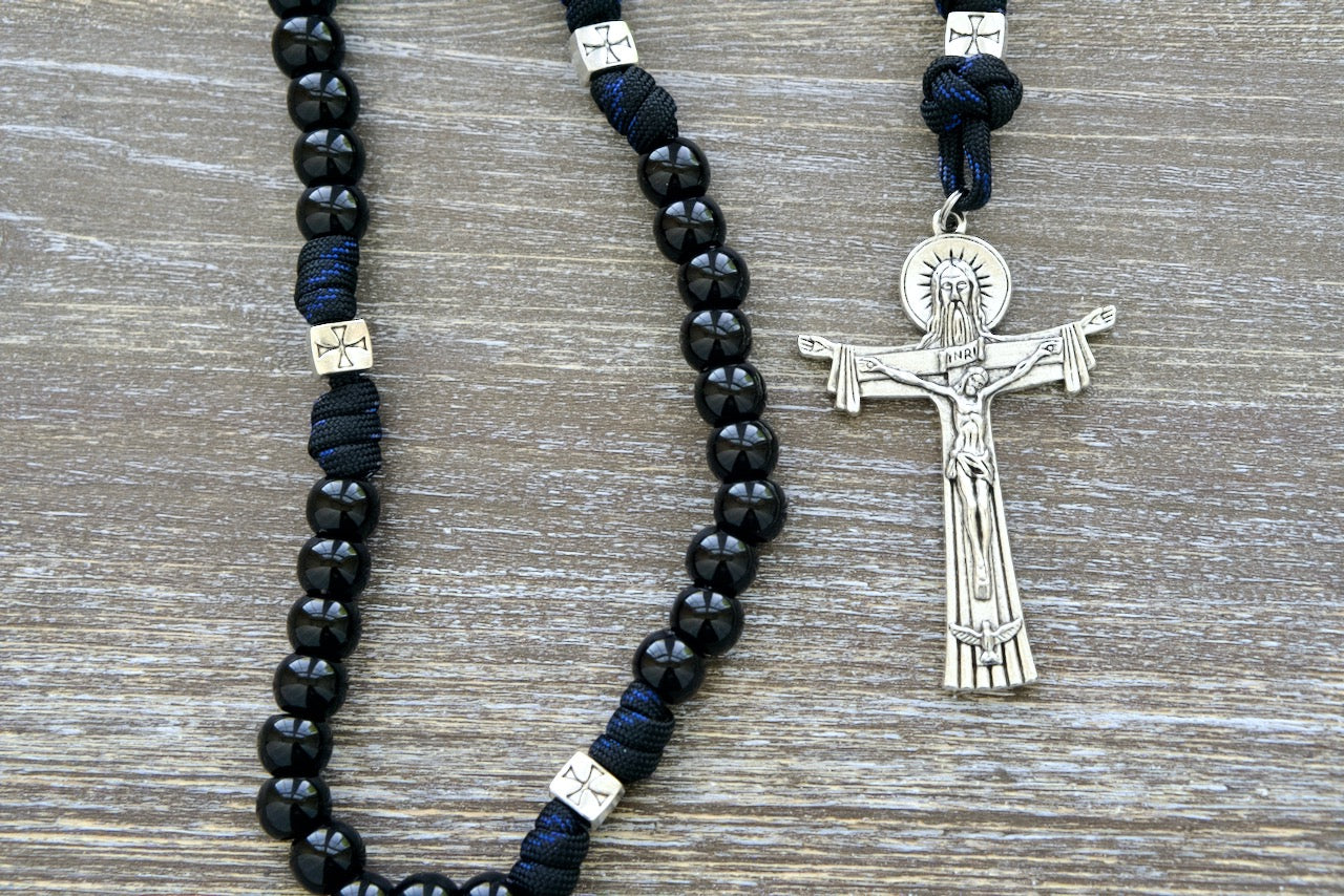 The Solemn Crusader - 5 Decade Paracord Rosary