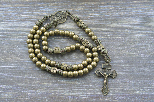Strength of the Militant - Premium Metal Paracord Rosary