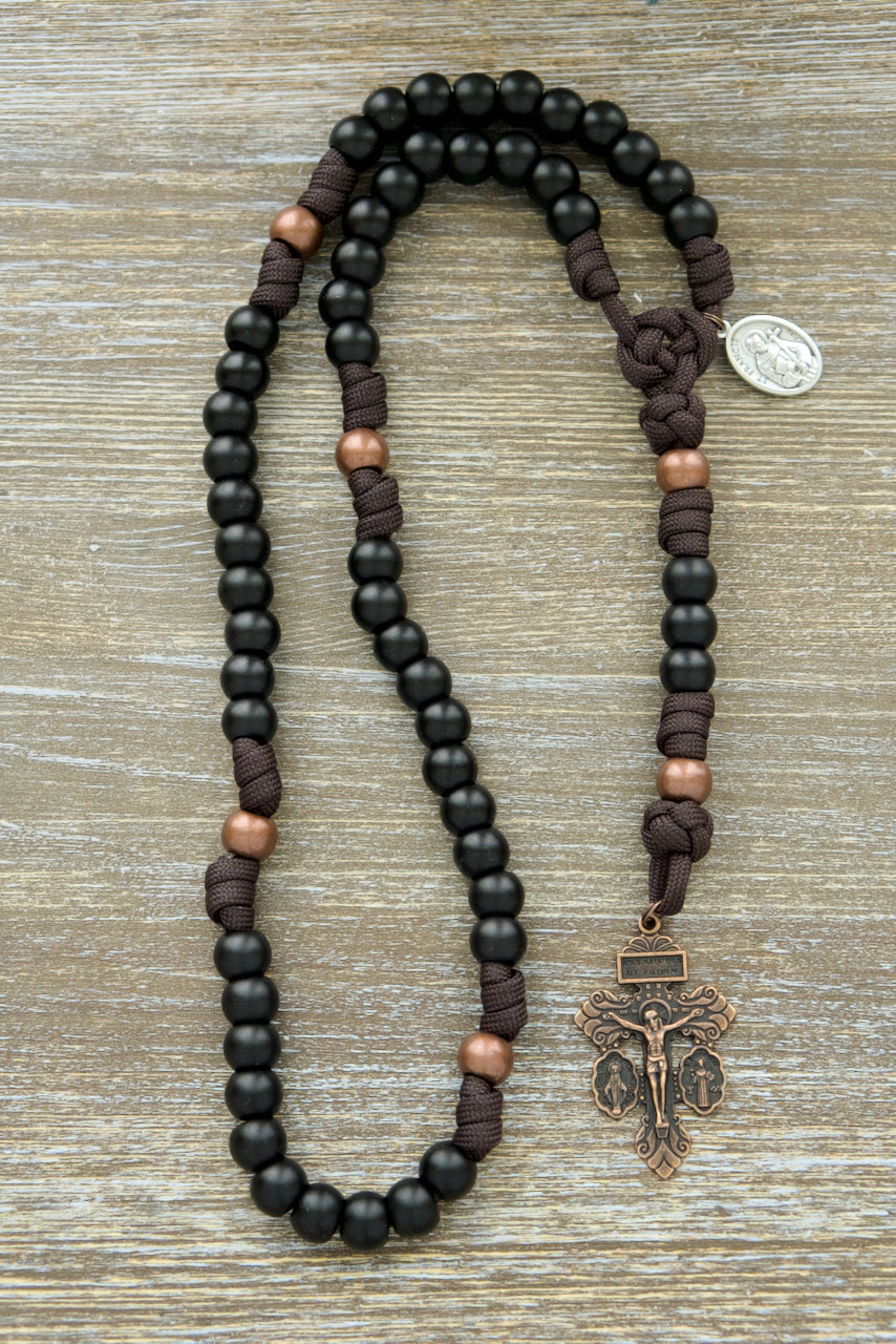The Franciscan Forge - St. Francis - 5 Decade Paracord Rosary