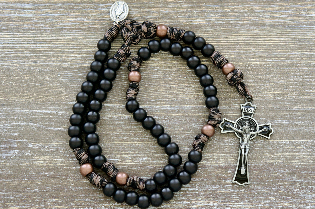 Introducing the Heavy Duty Hail Mary, a spiritual weapon for modern Catholic warriors, made of durable paracord, perfect gift for Catholic men.