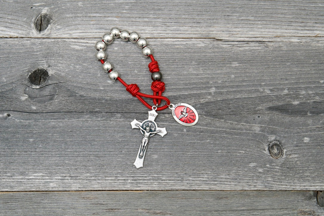 Soldier of Christ - Holy Spirit Confirmation - Premium Metal Paracord Rosary