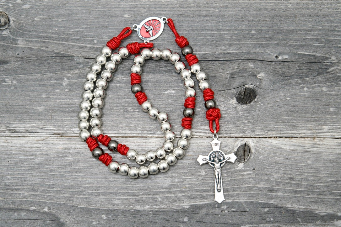 Soldier of Christ - Holy Spirit Confirmation - Premium Metal Paracord Rosary