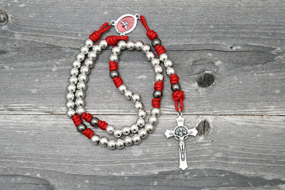 Soldier of Christ - Holy Spirit Confirmation - Premium Metal Paracord Rosary