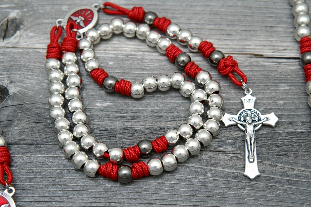 Soldier of Christ - Holy Spirit Confirmation - Premium Metal Paracord Rosary