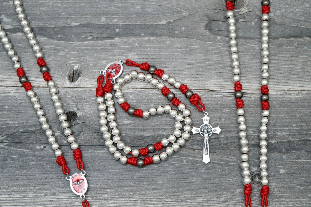 Soldier of Christ - Holy Spirit Confirmation - Premium Metal Paracord Rosary
