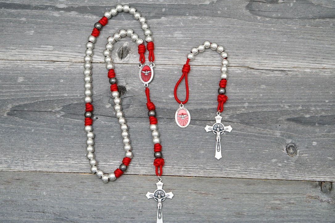 Soldier of Christ - Holy Spirit Confirmation - Premium Metal Paracord Rosary