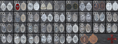 Add-on Devotional Medal #1 - Catholic Patron Saint Medals, Add to Your Rosary