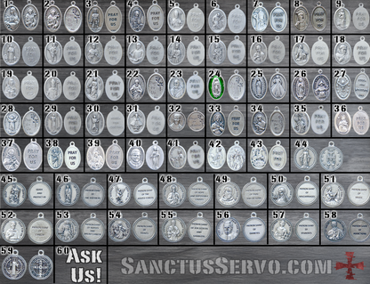 Add-on Devotional Medal #2 - Catholic Patron Saint Medals, Add to Your Rosary