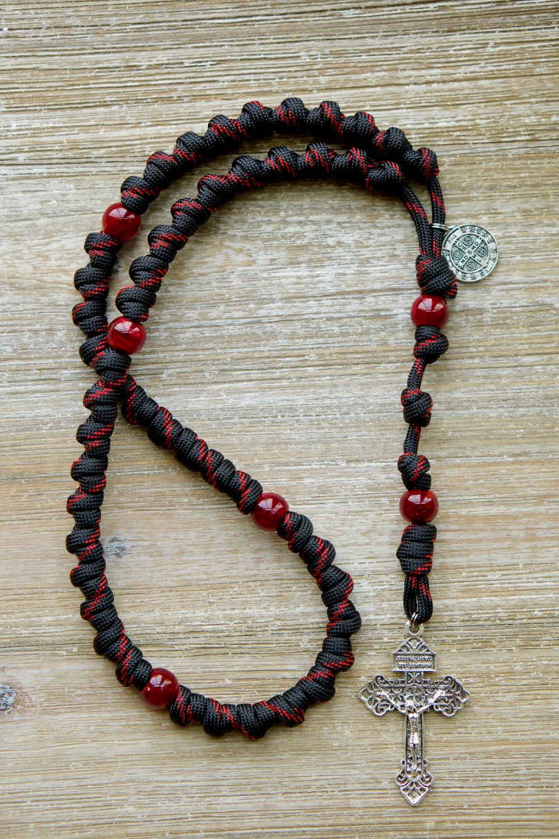 The Blood of Christ - Knotted Rope Rosary