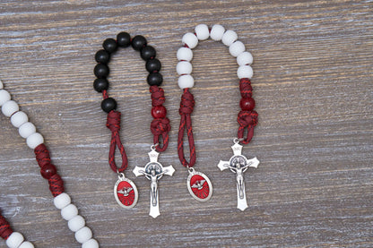 The Crimson Shield - Holy Spirit Confirmation - Paracord Rosary