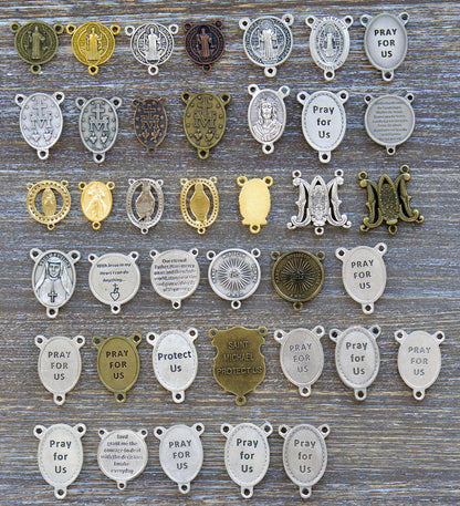 Custom handmade paracord rosary with acrylic beads and 550 paracord, finished with a metal crucifix and classic 5-decade design.