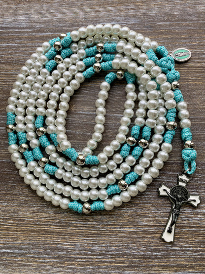 Custom Handmade Paracord Rosary - by Sanctus Servo