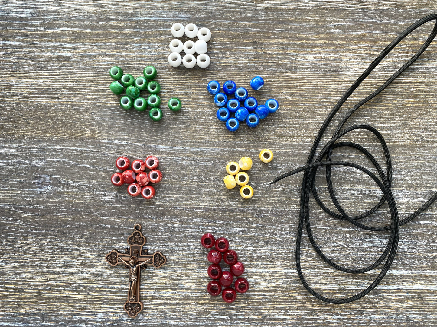 Custom Handmade Paracord Rosary - by Sanctus Servo