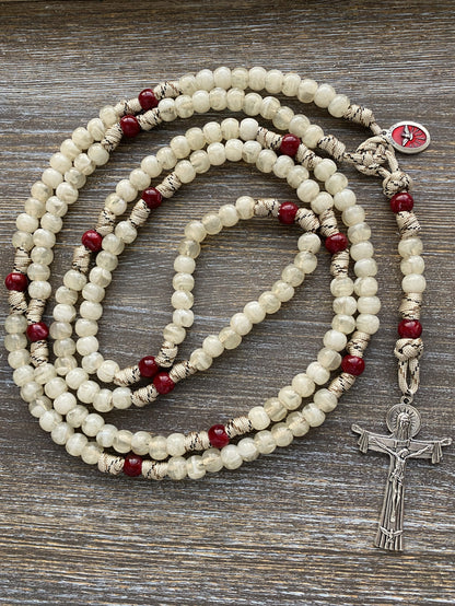 Custom Handmade Paracord Rosary - by Sanctus Servo