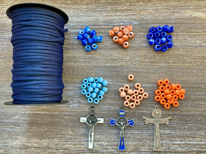 Custom Handmade Paracord Rosary - by Sanctus Servo