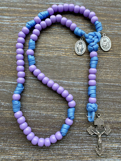 Custom Handmade Paracord Rosary - by Sanctus Servo