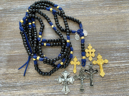 Custom Handmade Paracord Rosary - by Sanctus Servo