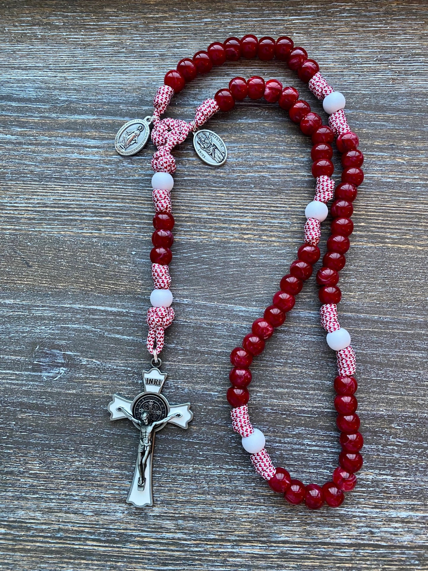 Custom Handmade Paracord Rosary - by Sanctus Servo