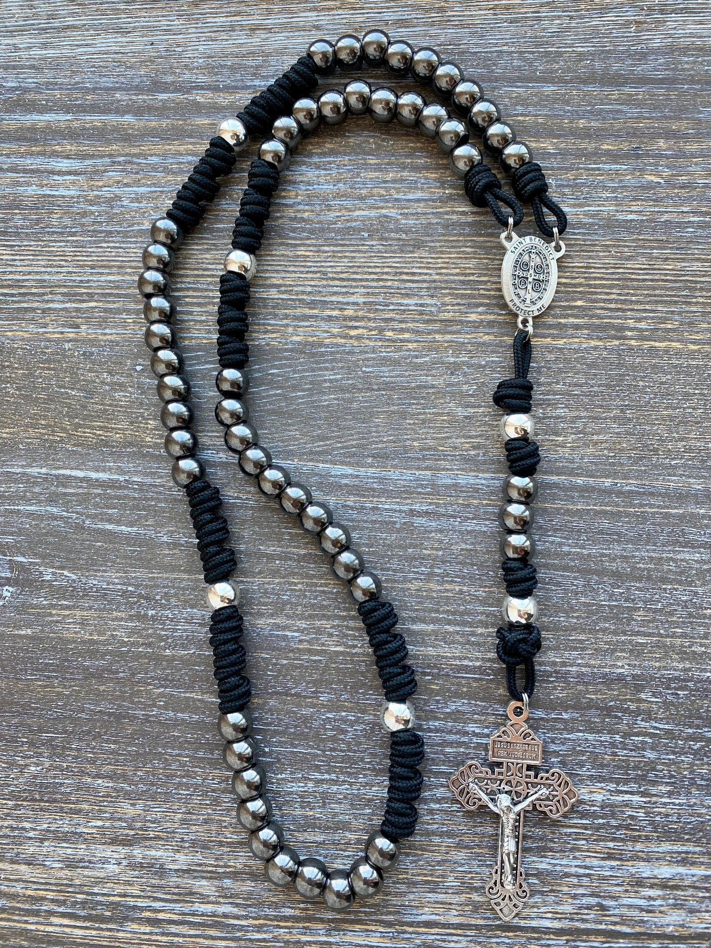 Custom Handmade Paracord Rosary - by Sanctus Servo