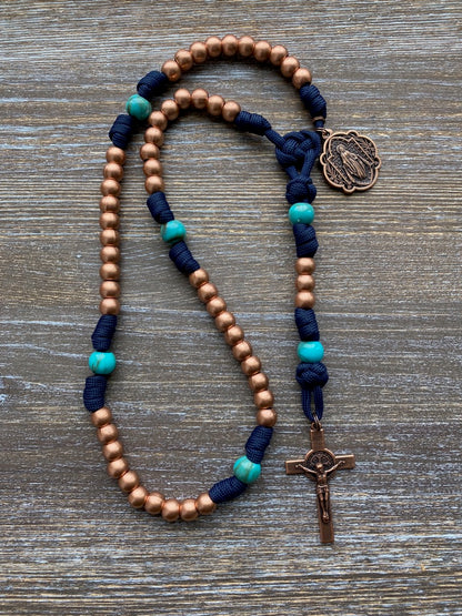 Custom Handmade Paracord Rosary - by Sanctus Servo