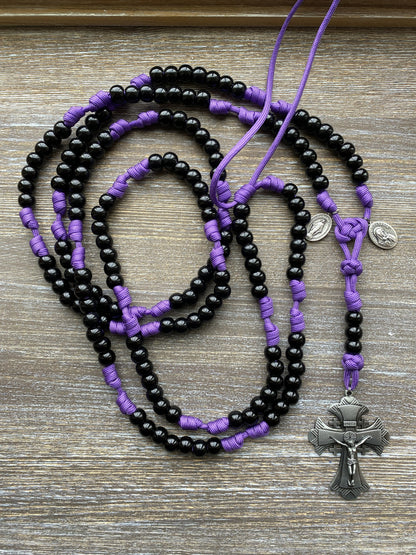 Custom Handmade Paracord Rosary - by Sanctus Servo