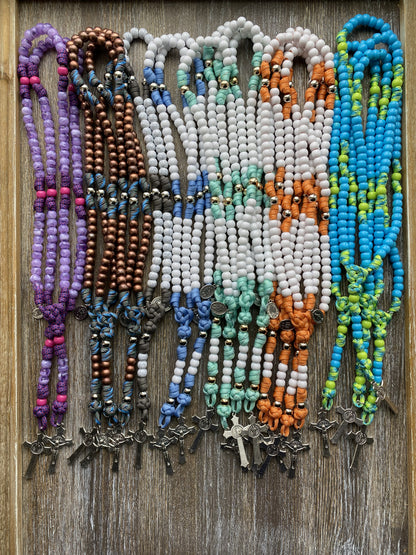 Custom Handmade Paracord Rosary - by Sanctus Servo