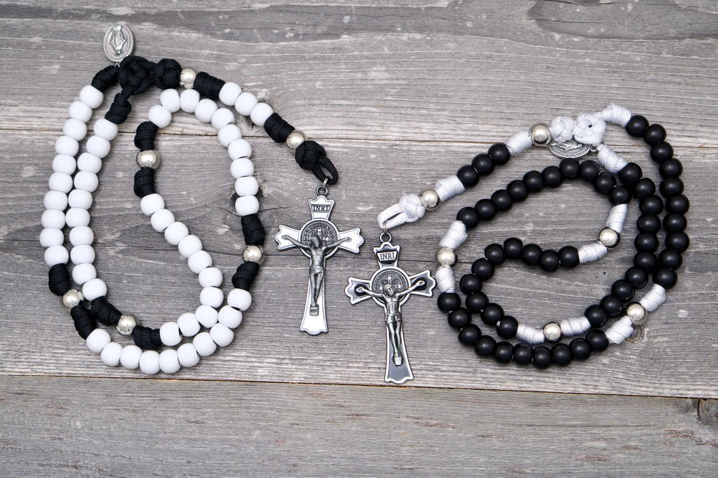 Eternal Love - His & Hers Paracord Rosary Set