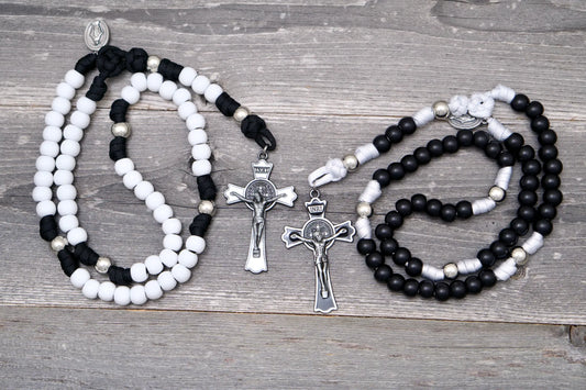 Eternal Love - His & Hers Paracord Rosary Set