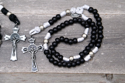 Eternal Love - His & Hers Paracord Rosary Set