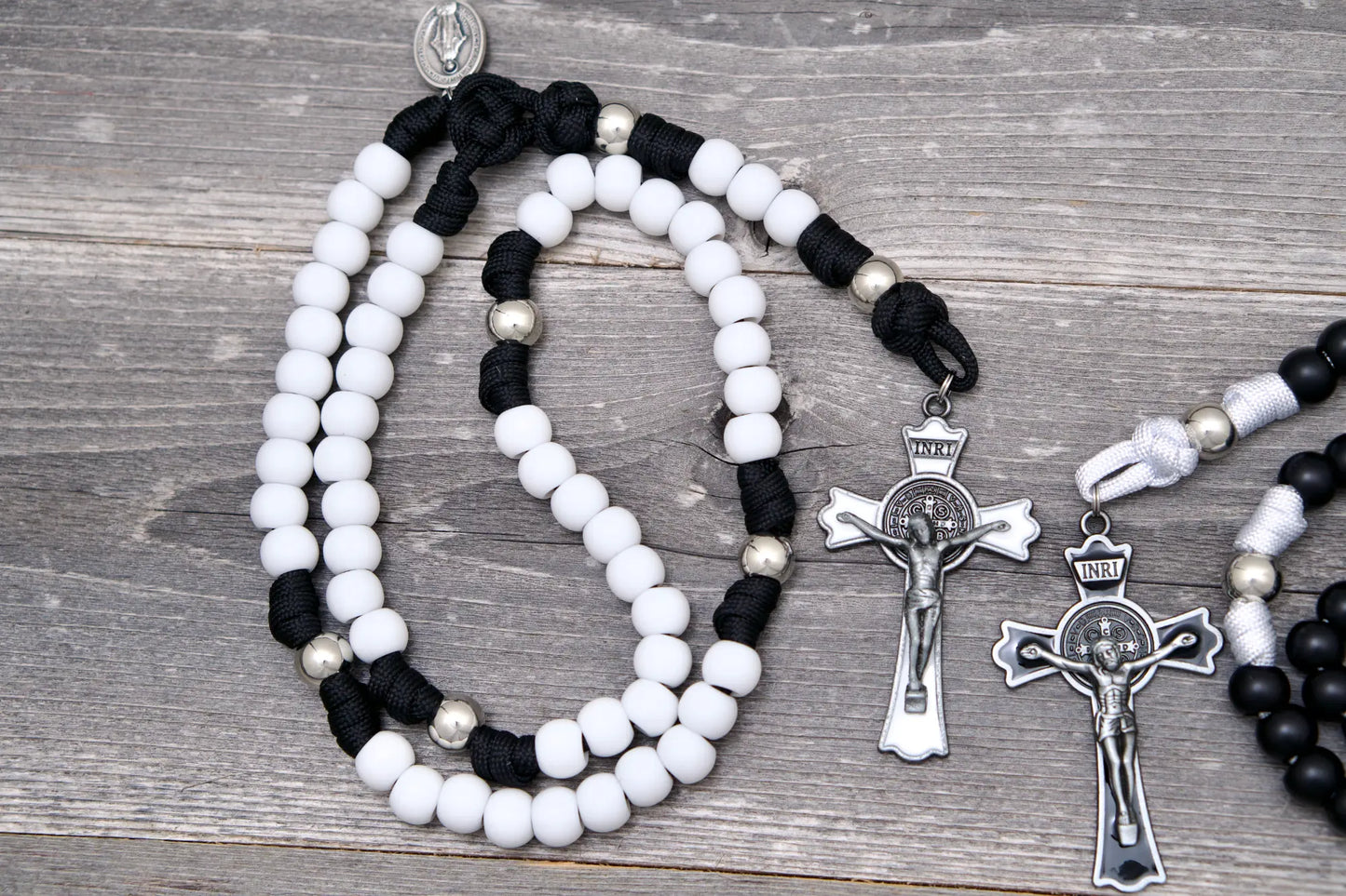 Eternal Love - His & Hers Paracord Rosary Set