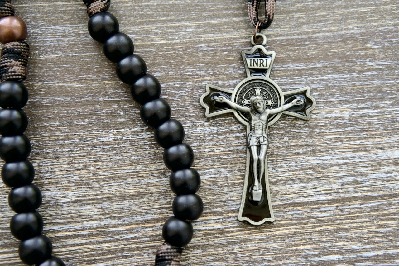 The Heavy Duty Hail Mary - 5 Decade Paracord Rosary