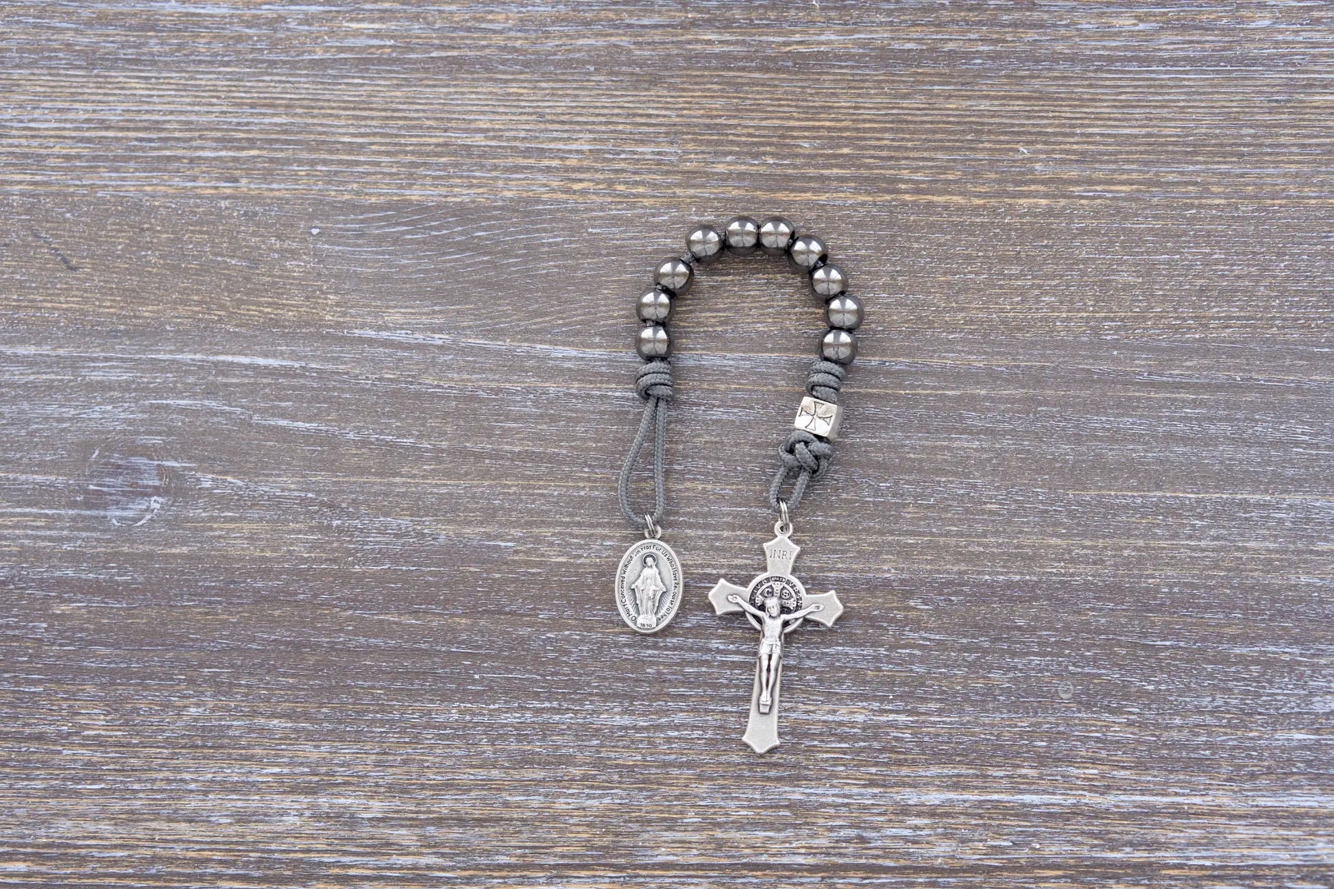 Metal Paracord Rosary: Last Stand — Rugged & Built for Battle Metal Paracord Rosary: Last Stand — Rugged & Built for Battle