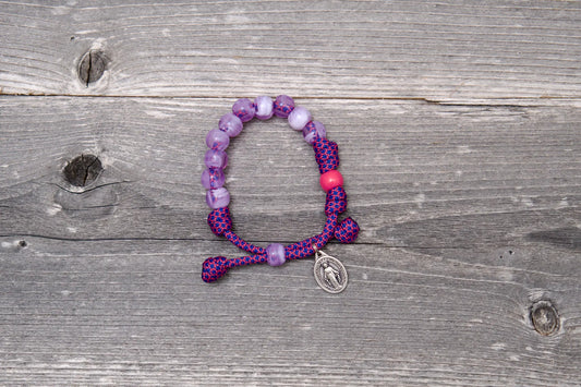 Maiden of Faith - Kid's Rosary Bracelet