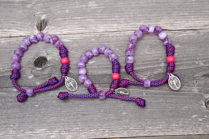 Maiden of Faith - Kid's Rosary Bracelet