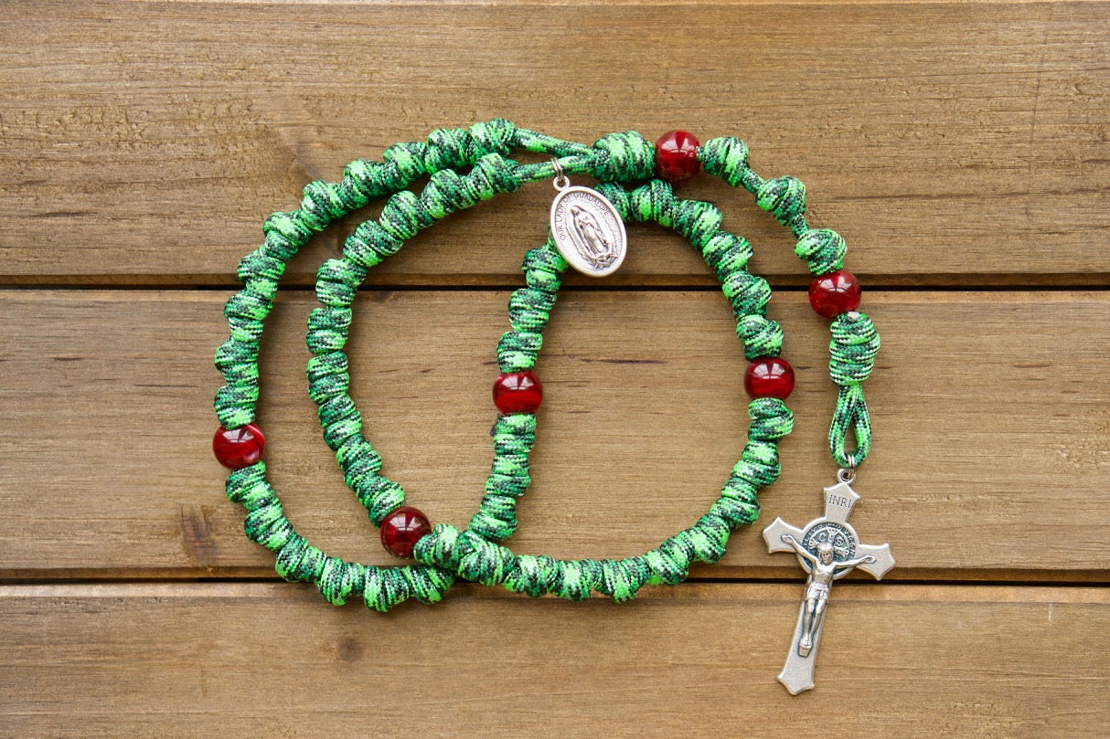 Our Lady of Guadalupe - Knotted Rope Rosary – Sanctus Servo