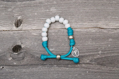 Peaceful Waters - Kid's Rosary Bracelet