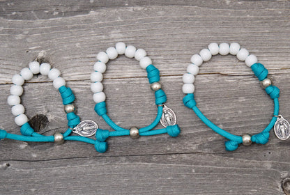 Peaceful Waters - Kid's Rosary Bracelet