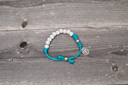 Peaceful Waters - Kid's Rosary Bracelet