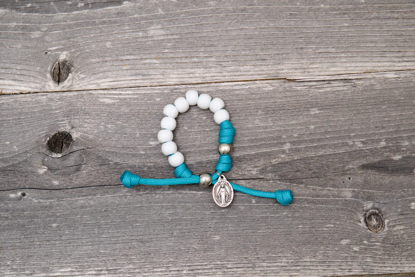 Peaceful Waters - Kid's Rosary Bracelet