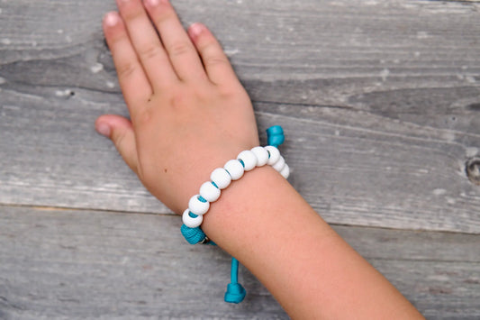 Peaceful Waters - Kid's Rosary Bracelet