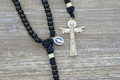 The Solemn Crusader - 5 Decade Paracord Rosary