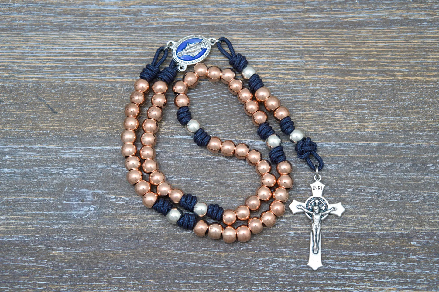 Splendor of the Stars - Premium Metal Paracord Rosary