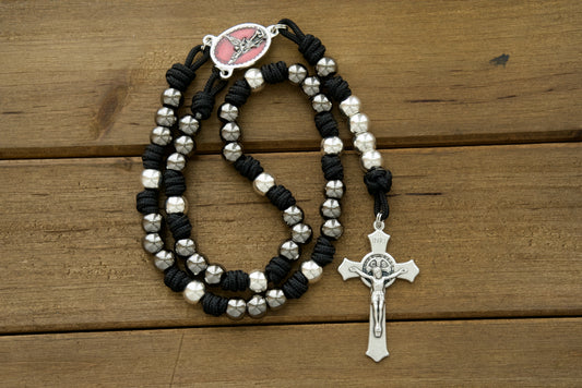 St. Michael Chaplet - Premium Paracord Prayer Chaplet: Strengthen your spiritual armor with this durable paracord chaplet, designed for daily devotion and protection.