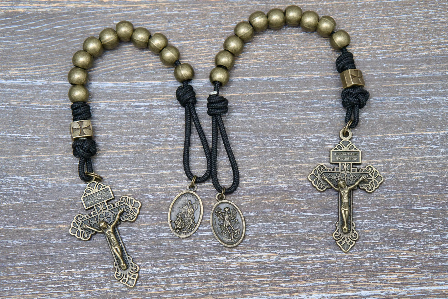 Strength of the Militant - Premium Metal Paracord Rosary