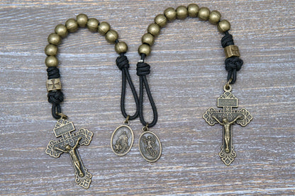 Strength of the Militant - Premium Metal Paracord Rosary