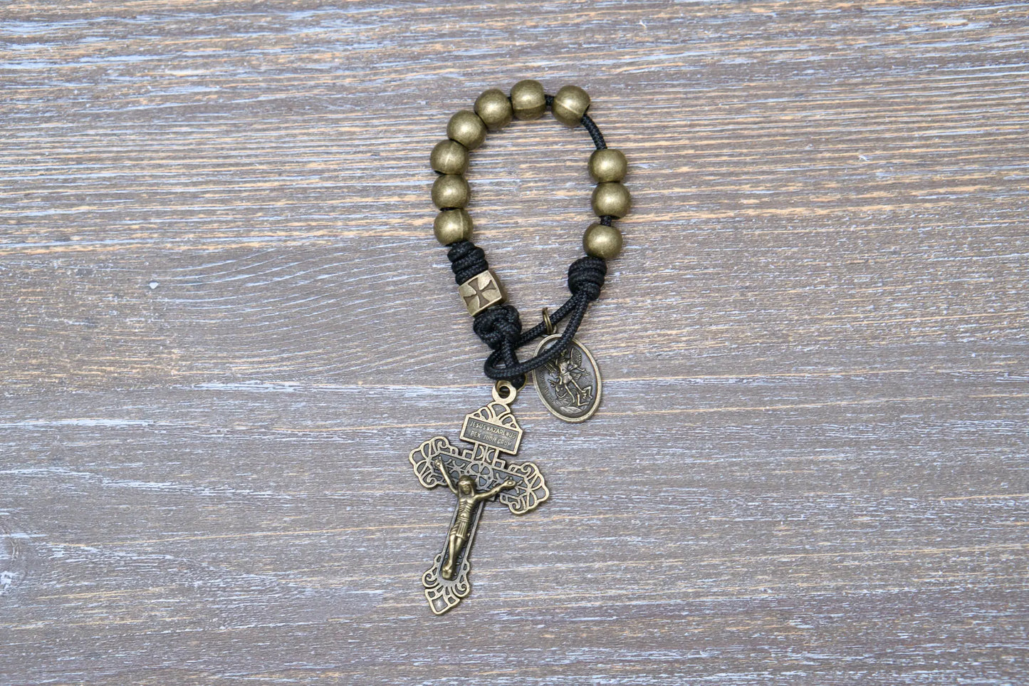 Strength of the Militant - Premium Metal Paracord Rosary